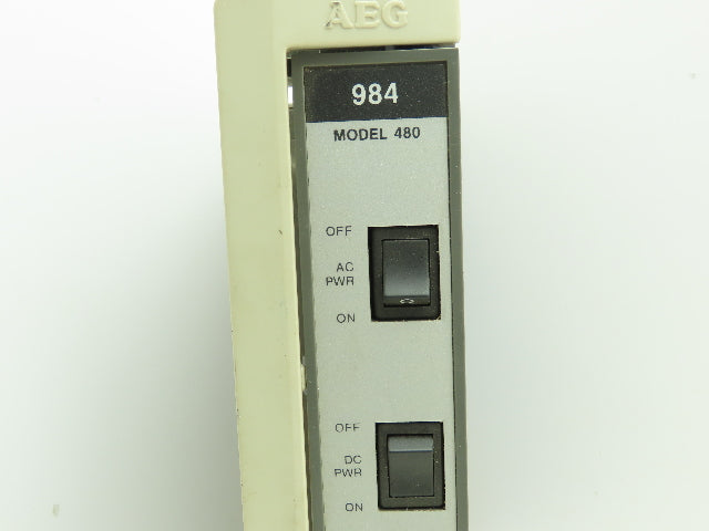Modicon PC-0984-480 Model 480 Programmable Controller Module 120/240V .25A
