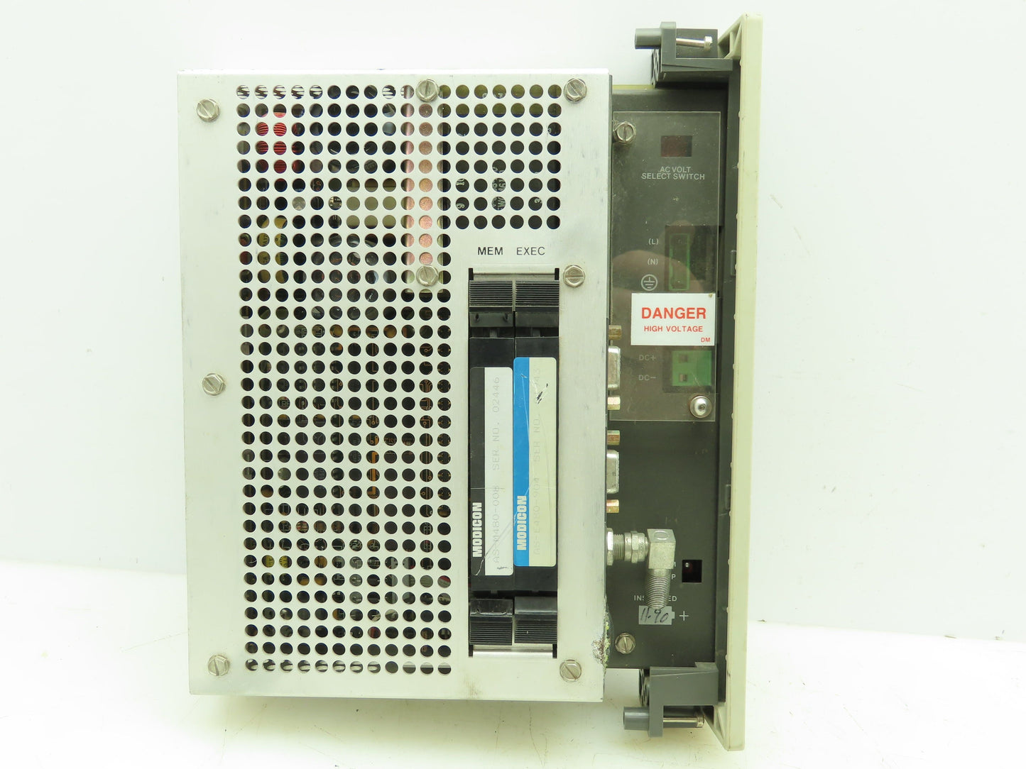 Modicon PC-0984-480 Model 480 Programmable Controller Module 120/240V .25A