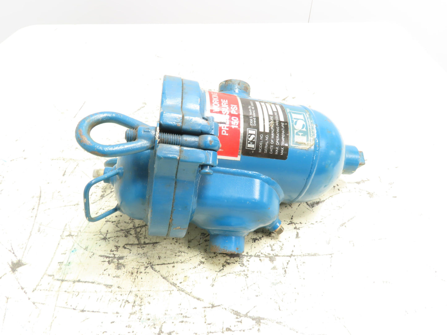FSI FSPN20 CS Single Bag Filter Vessel Steel Housing 1" NPT 150 PSI 500°F