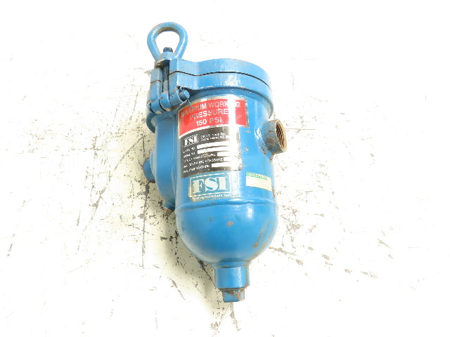 FSI FSPN20 CS Single Bag Filter Vessel Steel Housing 1" NPT 150 PSI 500°F