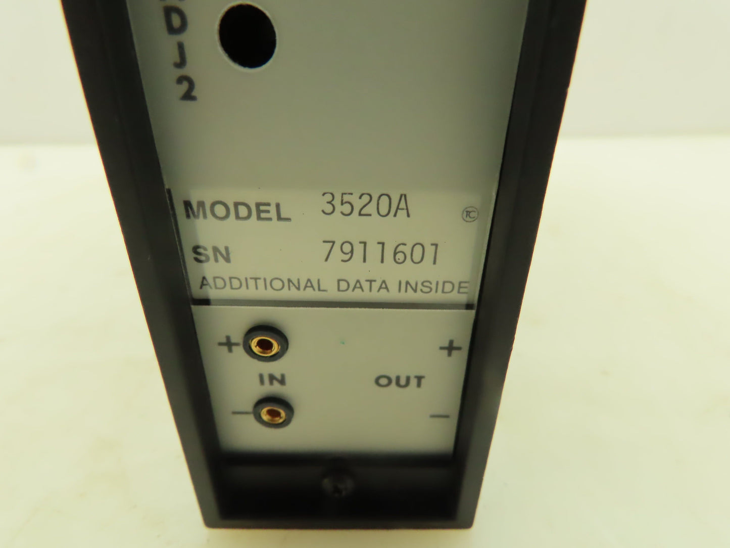 Transmation 3520A Quick-cal Adapter Keyset 120V Input 5A SPDT Relay Output