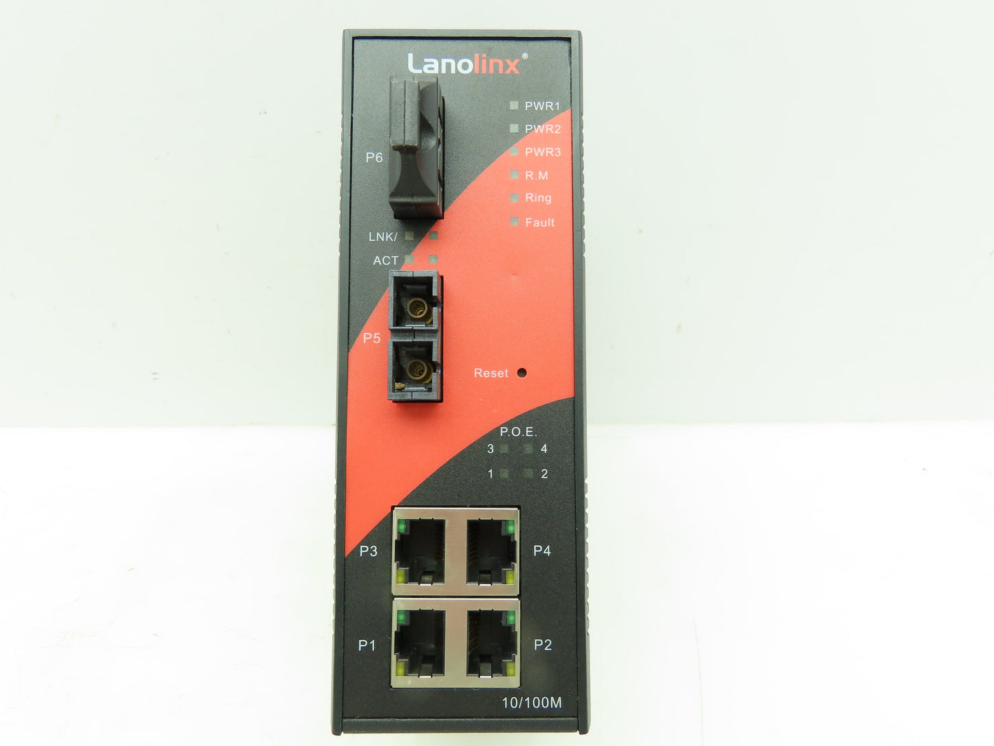LanoLinx LNP-602N-MM 6-port Industrial Lite- Managed PoE Ethernet Switch