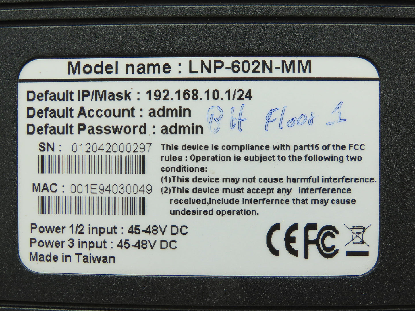 LanoLinx LNP-602N-MM 6-port Industrial Lite- Managed PoE Ethernet Switch