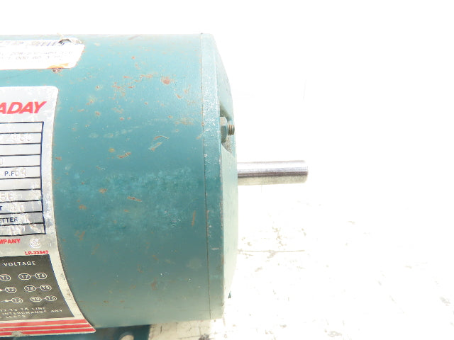 Leland-Faraday M610A Electric Motor 1/3HP 1140 RPM 230/460V 3PH DB 56