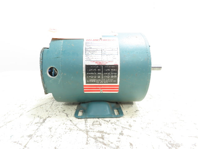 Leland-Faraday M610A Electric Motor 1/3HP 1140 RPM 230/460V 3PH DB 56