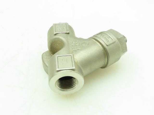 Spirax Sarco 67974 WYE Y Pipeline Strainer Connector 1/2" NPT S.S Steam Trap
