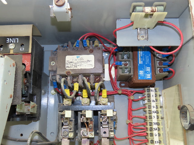GE ITE Feeder Bucket Fuseable NEMA Sz 1 Motor Starter Control Contactor 10HP 30A