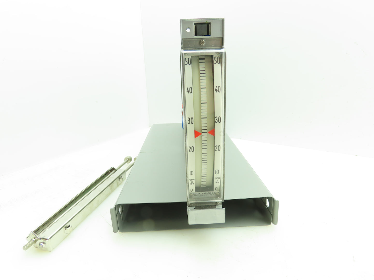 Bailey RY2331 RY2331 Edgewise Vertical Panel Meter 0-50 GPM x 100 120VAC 3.5VA