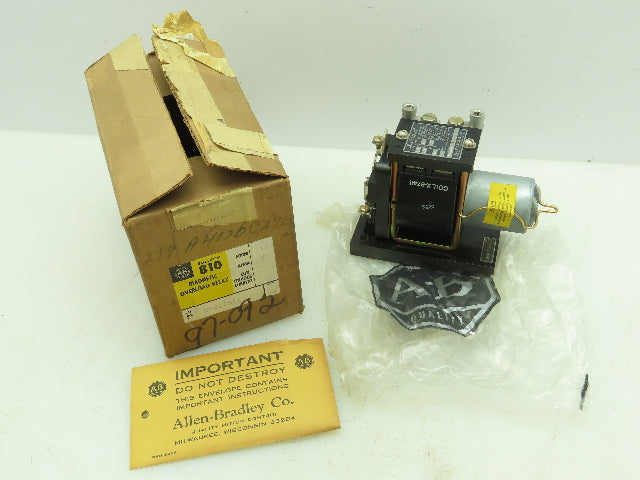 Allen Bradley Dashpot Magnetic Overload Relay Series A Fluid 2.5-7.3 A Bulletin