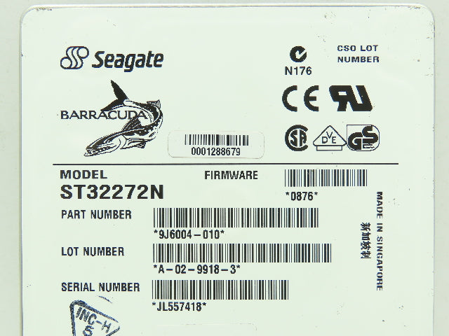 Honeywell Single Redundant Drive Seagate Barracuda Controller Board SCSI
