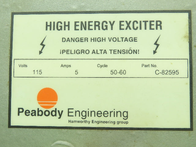 Peabody Engineering C-82595 High Energy Ignition Exciter 5A 115V