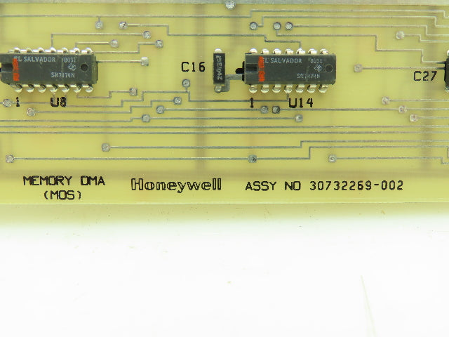 Honeywell 30732269-002 Memory DMA MOS Card Rack PLC