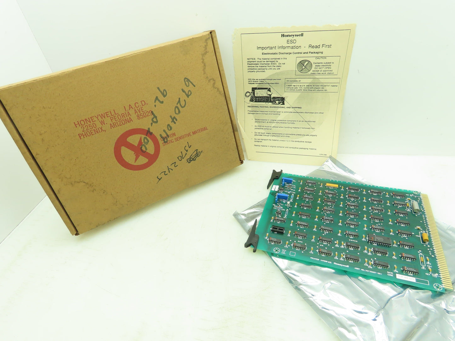Honeywell 30735887-001 Printer Interface Board 30735886-001