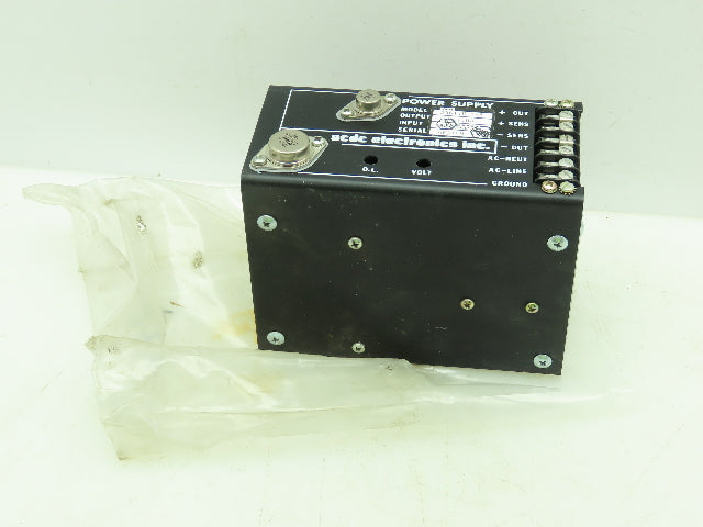 ACDC Electronics 24N1.8-1-2 Industrial Power Supply 24V Output 105-125VAC Input