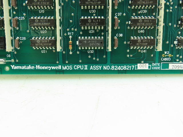 Honeywell 82408217-001 Yamatake MOS MC CPU II Circuit Board Card 82408218