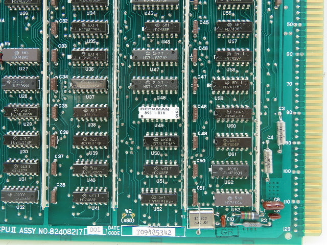 Honeywell 82408217-001 Yamatake MOS MC CPU II Circuit Board Card 82408218