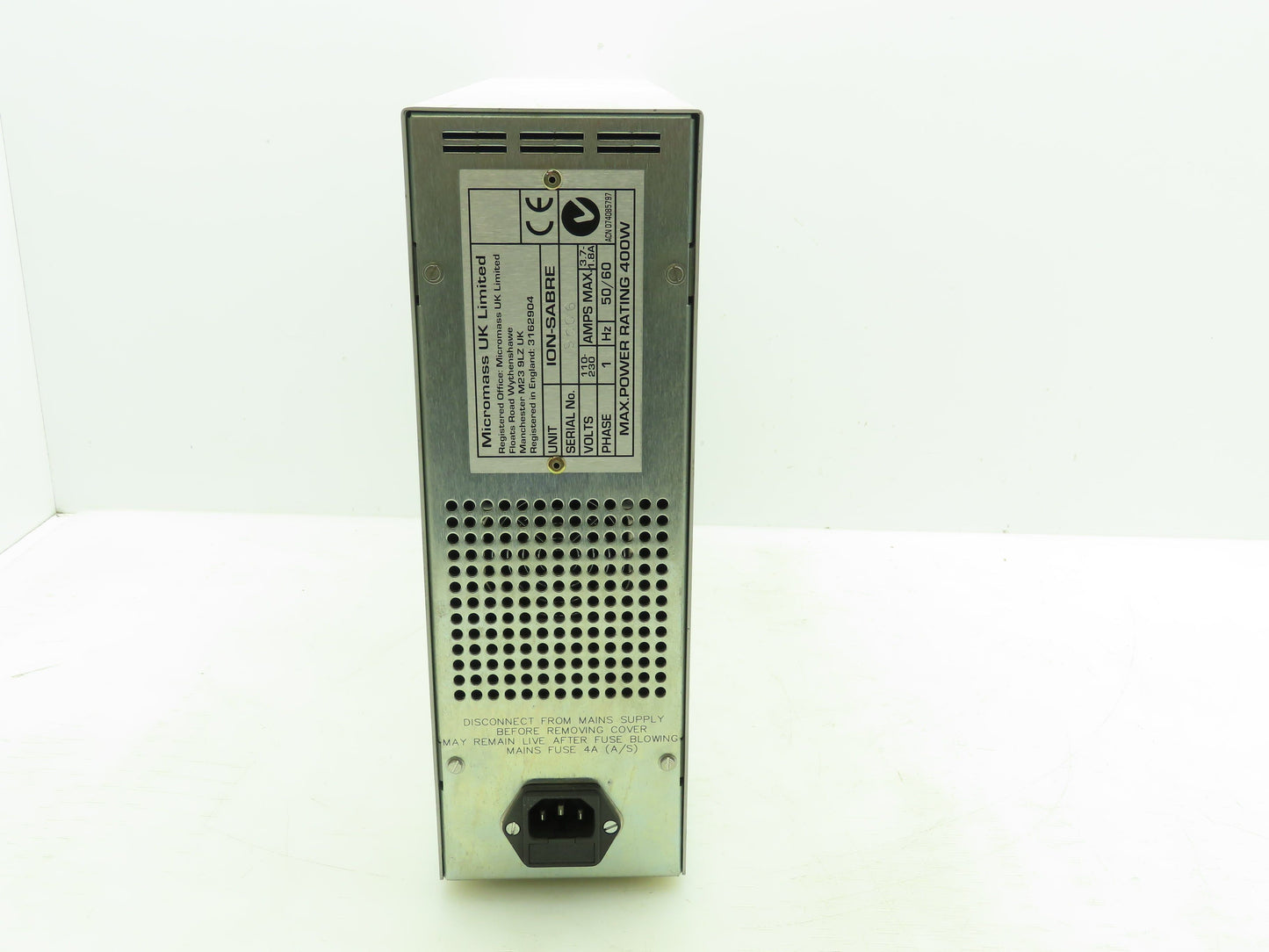Waters Micromass Ion-Sabre 4087 Probe Control Unit 1Ph 110/230V 400W