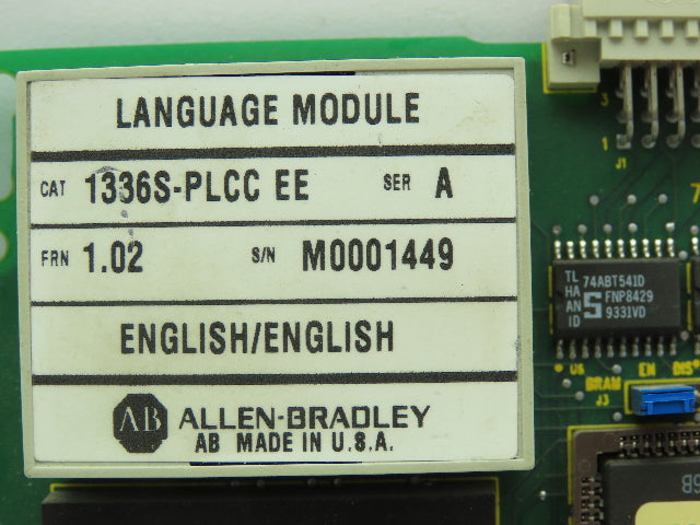 Allen Bradley 74100-135-51 Rev E VFD Circuit Board PLC Control Panel