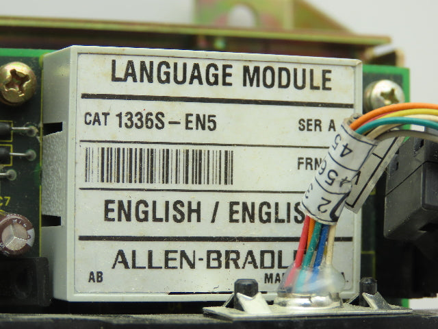 Allen Bradley 1336S-BRF07-AN-EN5 VFD Variable Frequency Drive 1336S Ser E