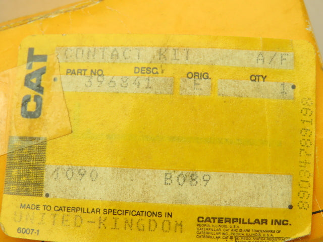 Caterpillar 396841 Contact Plate Kit A/F 4090 B089 Cat Forklift