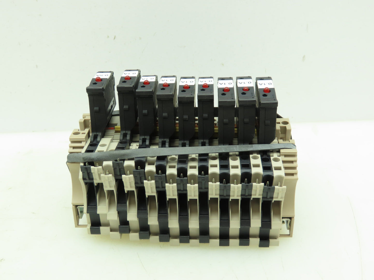 Weidmuller MTBFD-A0810 Terminal Block 19-WMF 2.5 BLZ/9-FUCR 5x20 DIN Rail Mount