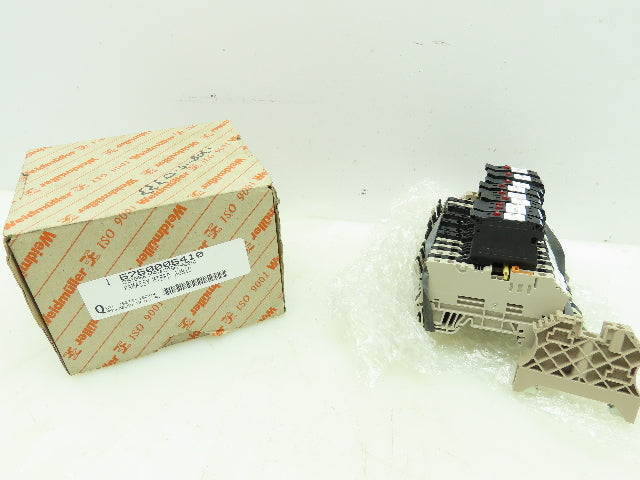 Weidmuller MTBFD-A0810 Terminal Block 19-WMF 2.5 BLZ/9-FUCR 5x20 DIN Rail Mount