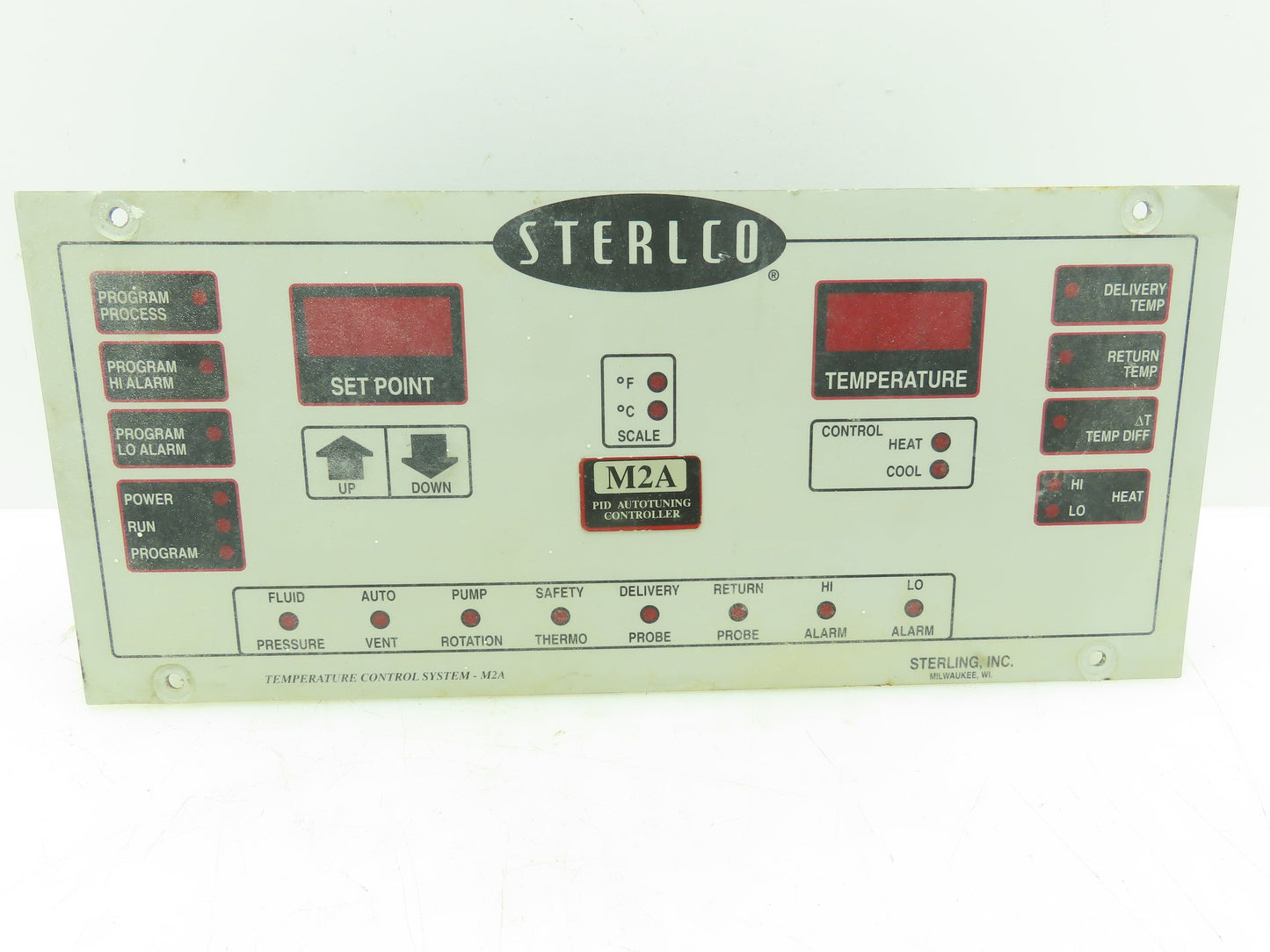 Sterlco M2A Temperature Control System Interface