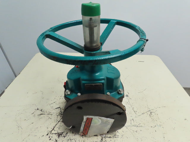 TRU-TECH 4AAAJ-CA-M-2 TRU-FLOW Rubber Diaphragm Manual Valve 4" Flanged 150 PSI