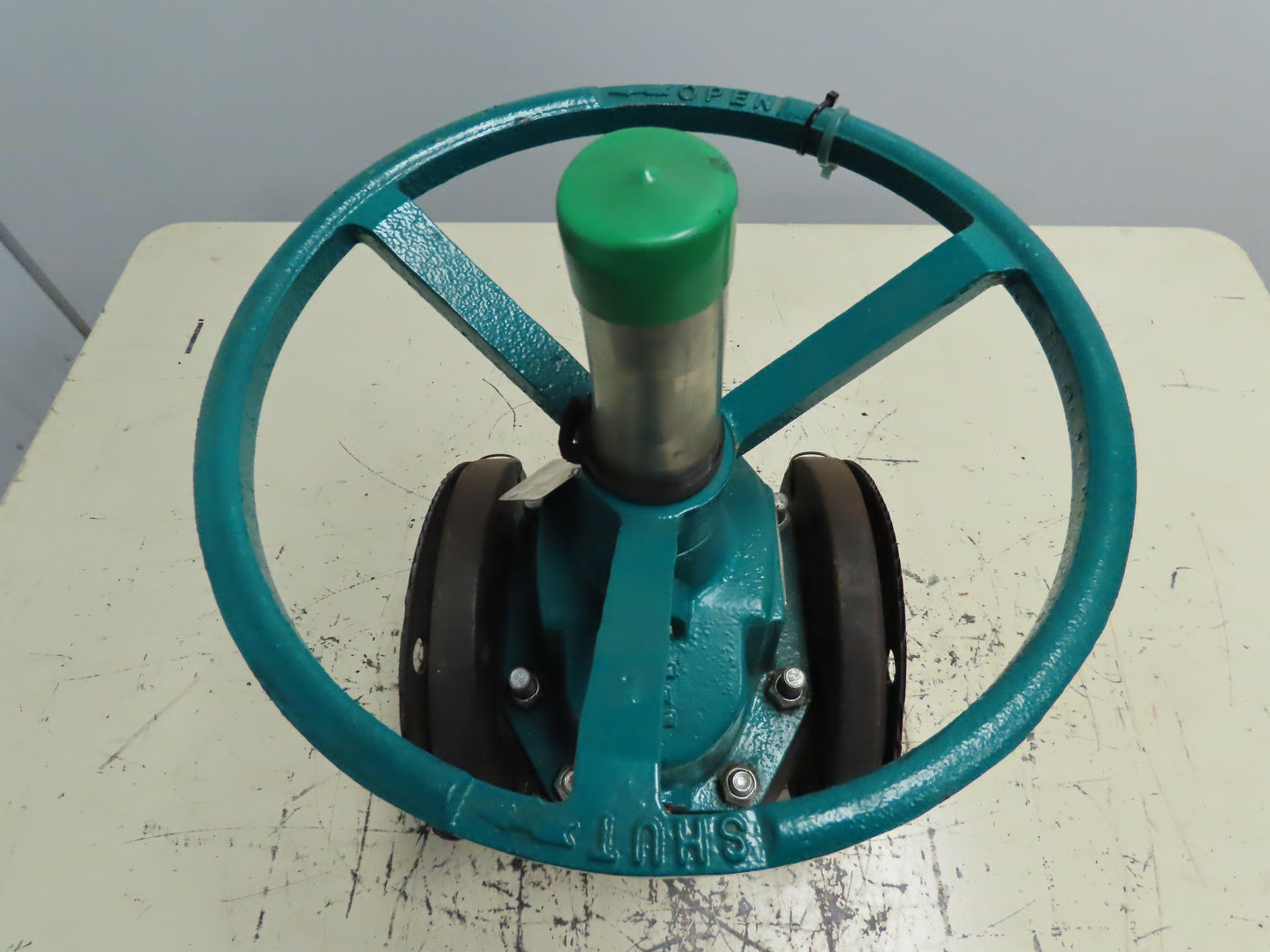 TRU-TECH 4AAAJ-CA-M-2 TRU-FLOW Rubber Diaphragm Manual Valve 4" Flanged 150 PSI