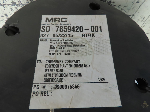 TRU-TECH 4AAAJ-CA-M-2 TRU-FLOW Rubber Diaphragm Manual Valve 4" Flanged 150 PSI