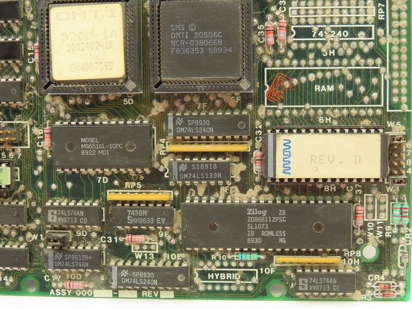 OMT 0006010 Rev E Applied Materials AMAT Disk Controller PCB Blank Model Assy