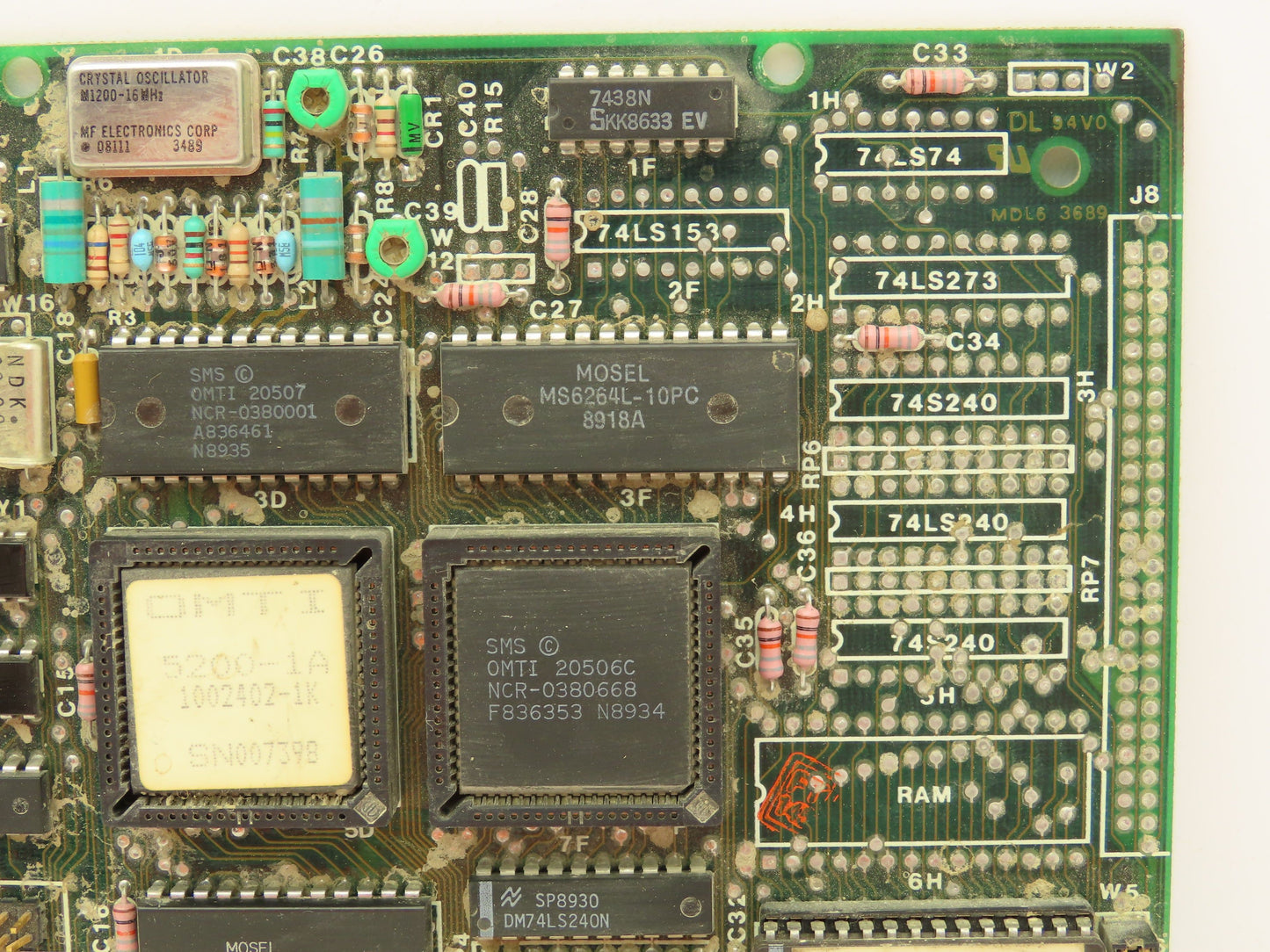 OMT 0006010 Rev E Applied Materials AMAT Disk Controller PCB Blank Model Assy