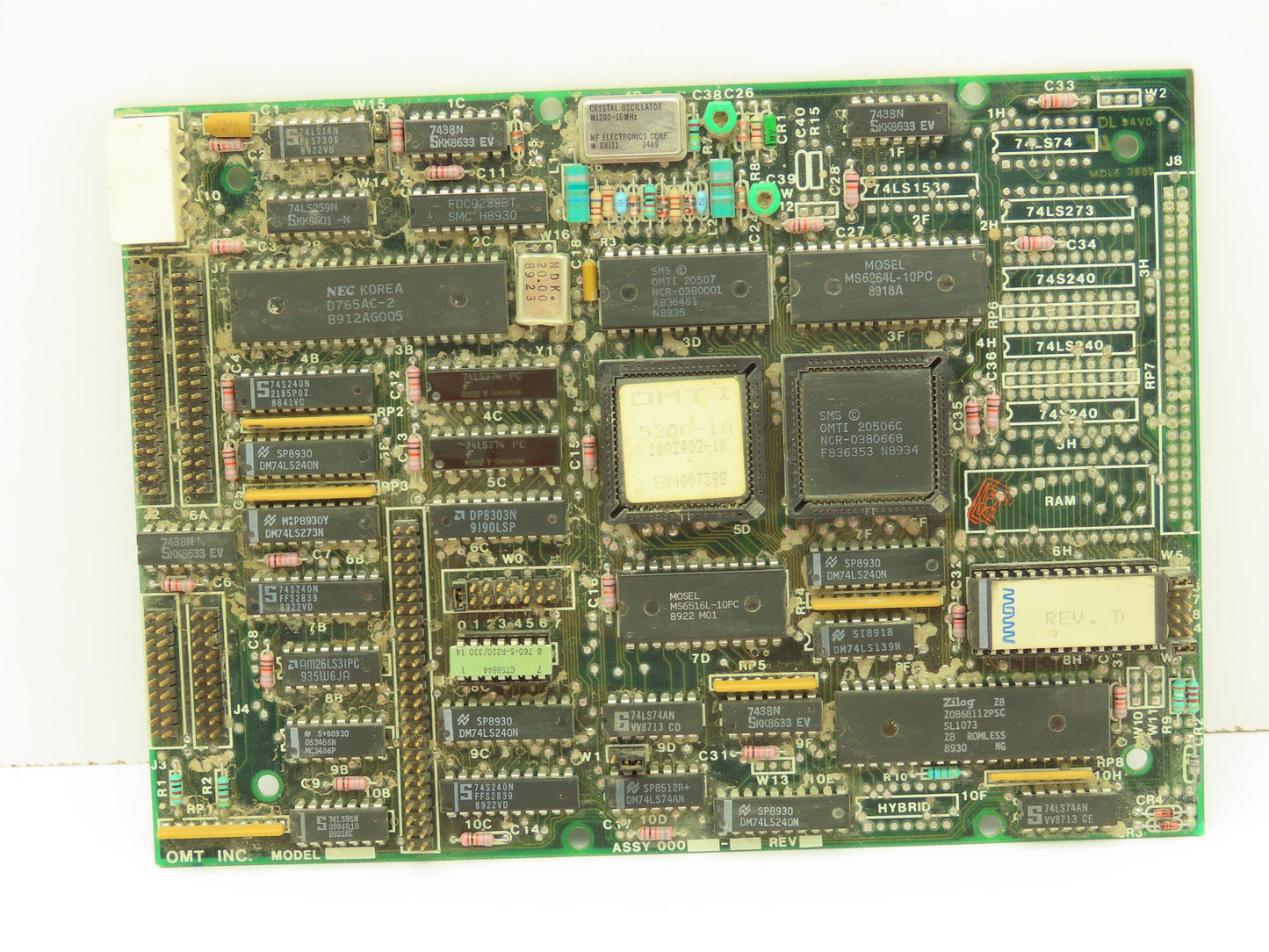 OMT 0006010 Rev E Applied Materials AMAT Disk Controller PCB Blank Model Assy
