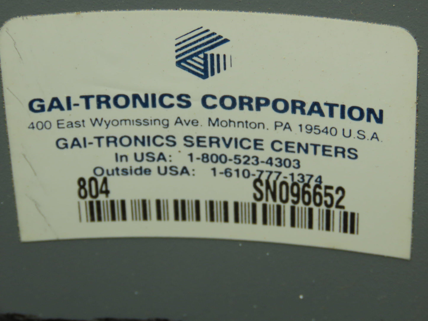 Gai-Tronics 804 Flush Mount Ceiling PA Intercom 6" Speaker 10" x 4" Enclosure