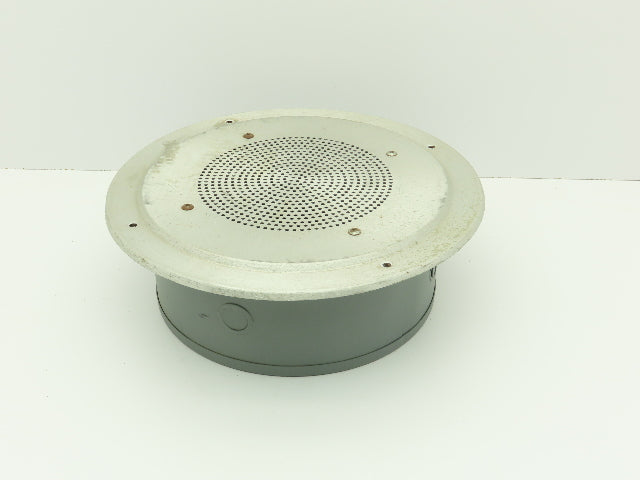 Gai-Tronics 804 Flush Mount Ceiling PA Intercom 6" Speaker 10" x 4" Enclosure