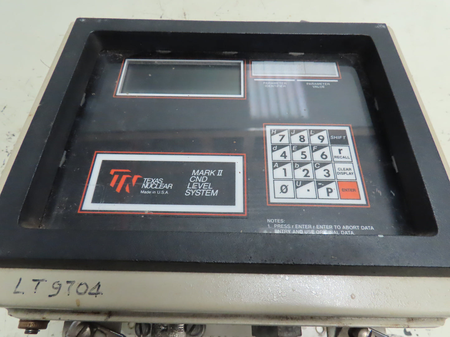 Texas Nuclear Mark II CDN Level System Transmitter Display