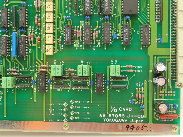 Yokogawa AS E7056 JH-00 I/O Card E7000HT Slot Card Rack PLC 34 Inputs