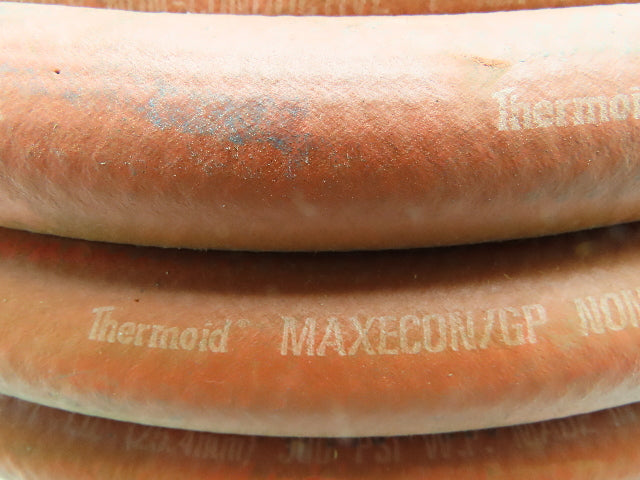 Thermoid Maxecon/GP Non-Conductive Red Hose 300PSI 1"ID x 35'Long Quick Connects