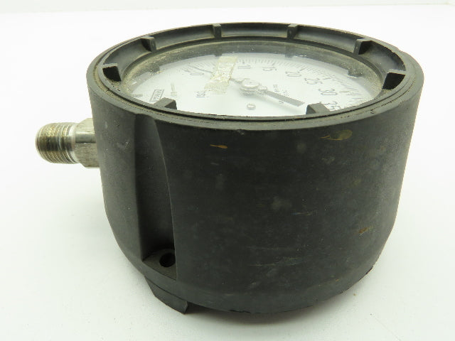 Wika Pressure Gauge 0-60PSI 1/2"NPT 316 SS Tube/Conn. Lower Mount 4.5"Dial