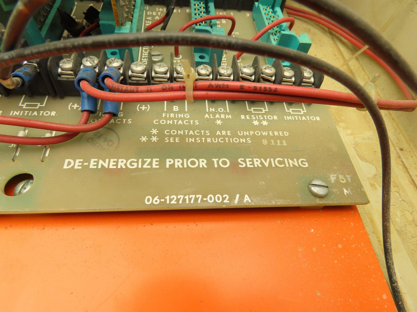 Fenwall 06-127177-002 Ser A Fire Protection Controller Alarm Suppressor System