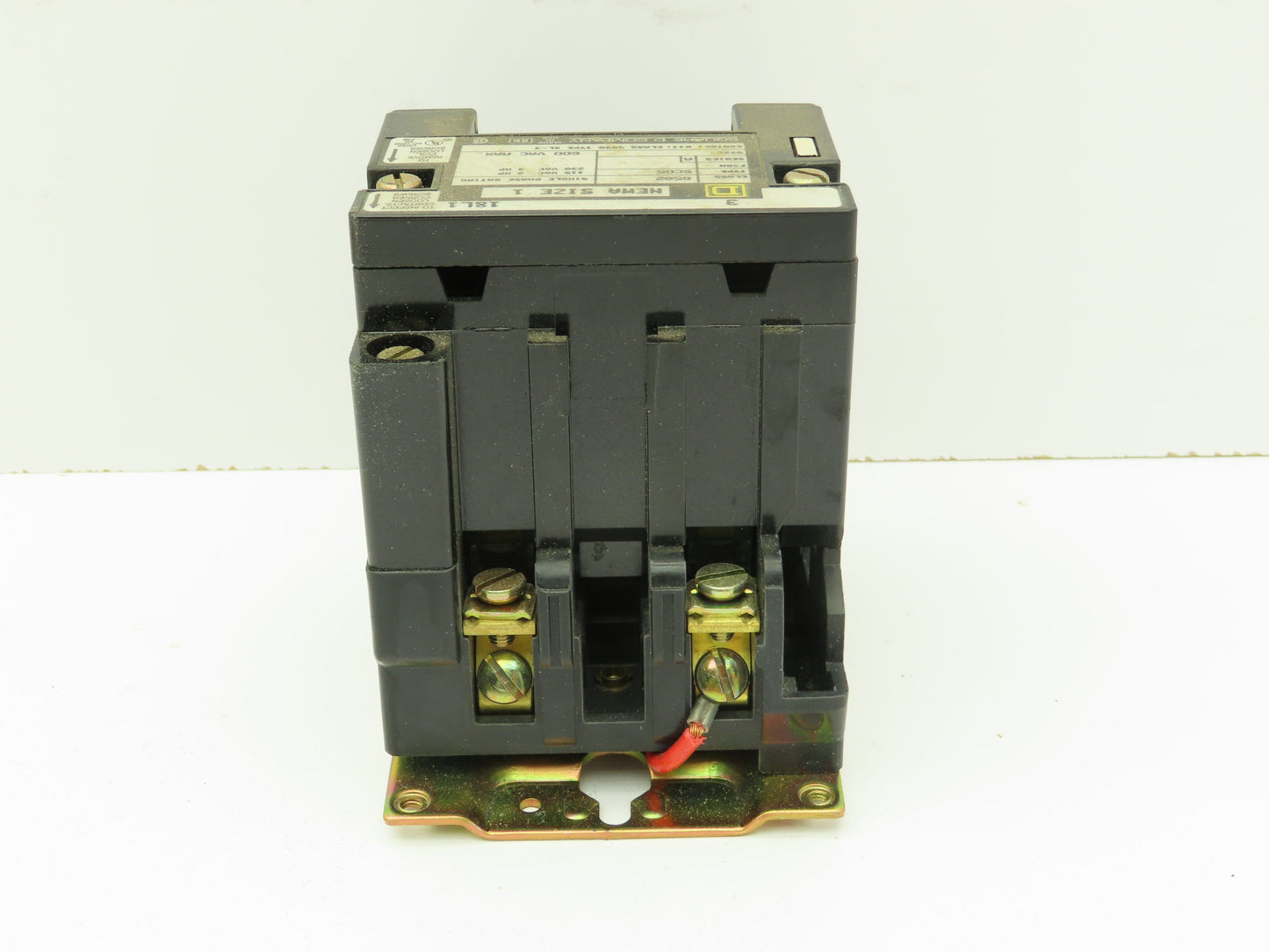 Square D Class 8502 Type SC05 Ser A Motor Starter 600V 1PH 2P 120V Coil NEMA 1
