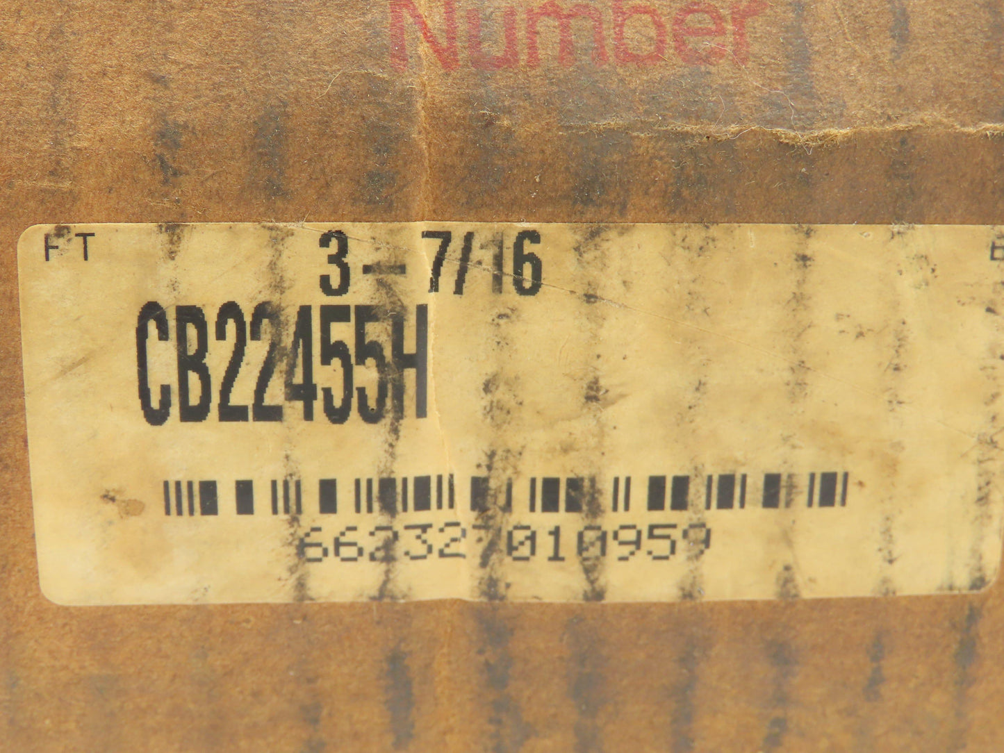 Link-Belt CB22455H Roller Bearing Cartridge Pillow Block Insert 3-7/16" Bore
