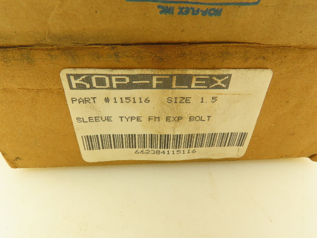 Kop-Flex 115116 1.5" Sleeve Type FM EXP Bolt