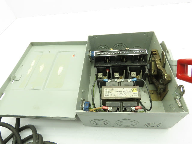 General Electric Non Fused Disconnect W/ Square D Control Transformer 0.075KVA