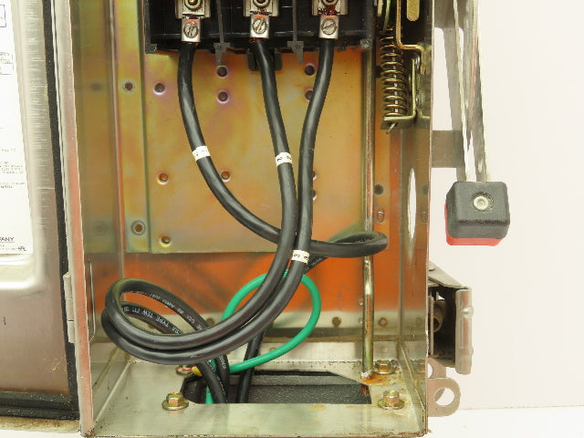 Square D HU362DSWC Safety Disconnect Switch 60 Amp 600V 3 Pole Crouse Hinds E1