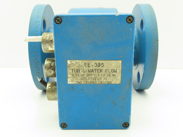 Siemens SITRANS FM MID 711/A Flowmeter Sensor 2" Flanged 150PSI Novolak TK 236