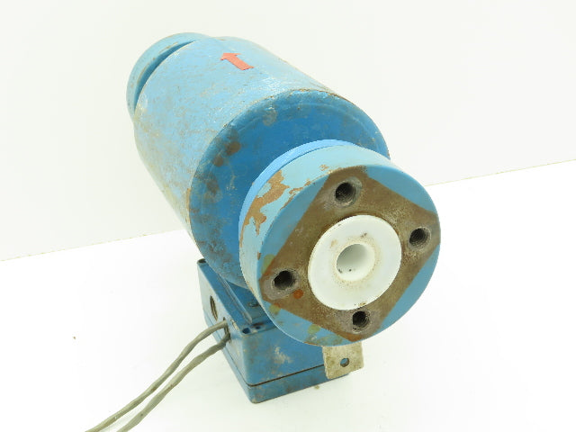 Turbo MG 711/E Flowmeter Sensor Valve 3/4" Flanged 150# PFA Lined