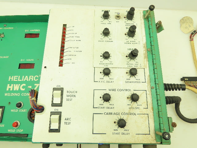 L-Tec HWC-7 Heliarc Union Carbide Welding Control Panel