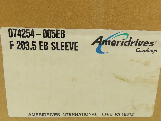 Ameridrive 074254-005EB Gear Coupling Sleeve F203.5 EB 11" Flange OD
