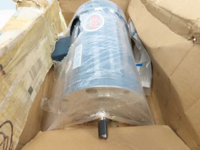 Leeson Electric Motor 1/2 0.5 HP 220/440V 3 Ph 56C 65°C Invertor Continuous Duty